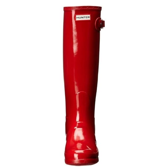 BNWT Hunter Original Tall Rain Boots in Military Red (size 5) - Picture 6 of 16